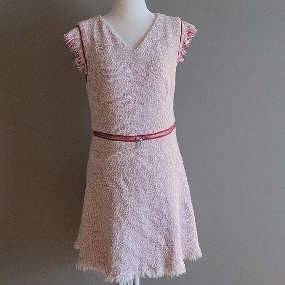 Rebecca Taylor pink tweed dress - Picture 2 of 16